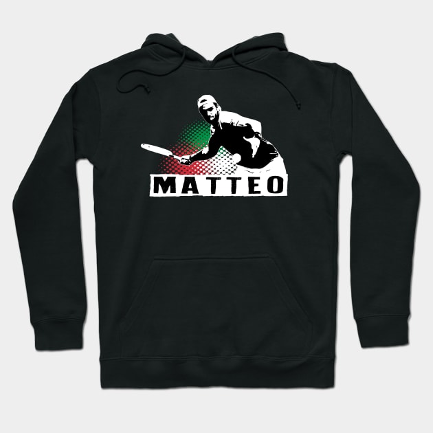 Matteo Berrettini tennis champion Hoodie by vlada123